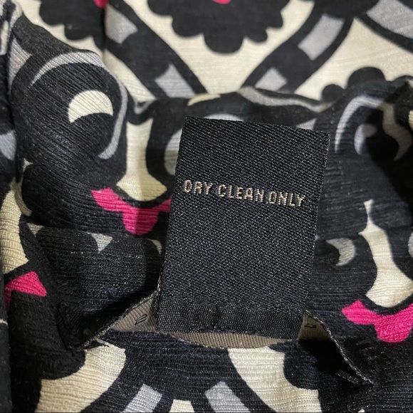 Silkland One Button Damask Design Silk Blazer - Picture 7 of 7